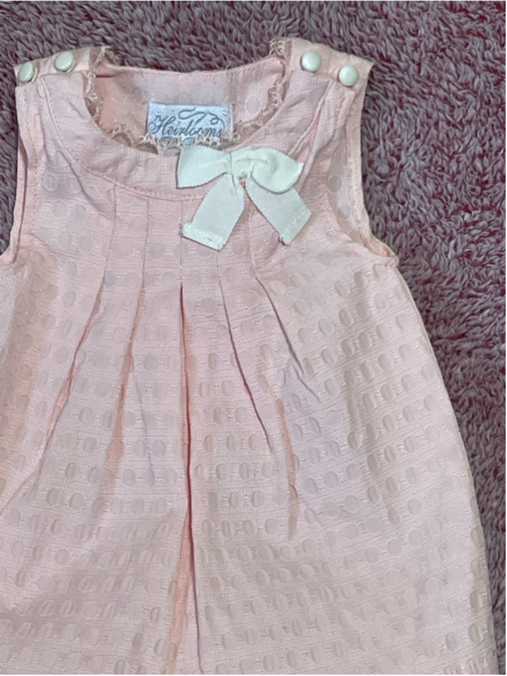 Girls Heirlooms by Polly Flinders Pink 3-6 Months - Picture 2 of 7